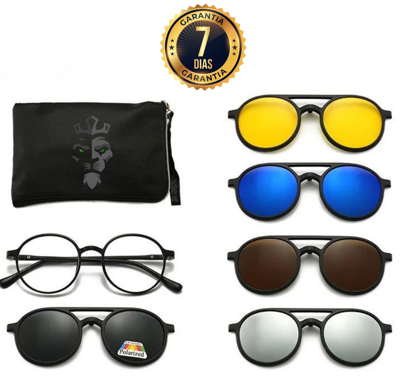 VisionPro™ - Gafas de Sol con Lentes Magnéticas 6 en 1 + Estuche de Regalo + 50%OFF +  Envío Gratis